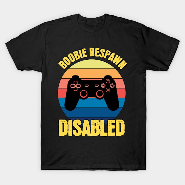 Funny Breast Amputee Gamer Videogame T-Shirt by StudioGJ